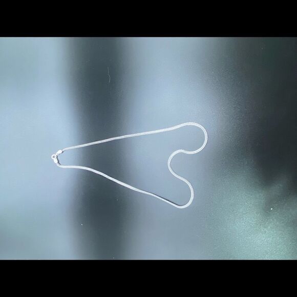 16” sterling silver 925 India wheat chain with spring lock clasp 2mm - Picture 11 of 13